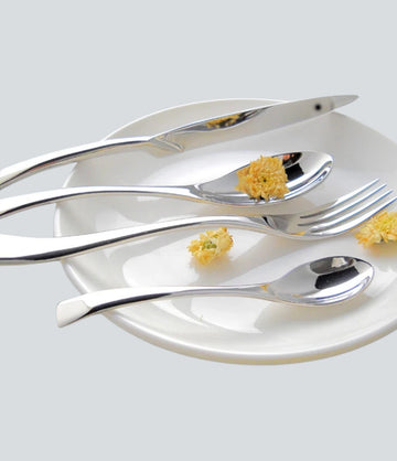 Elegant Black Rose Cutlery