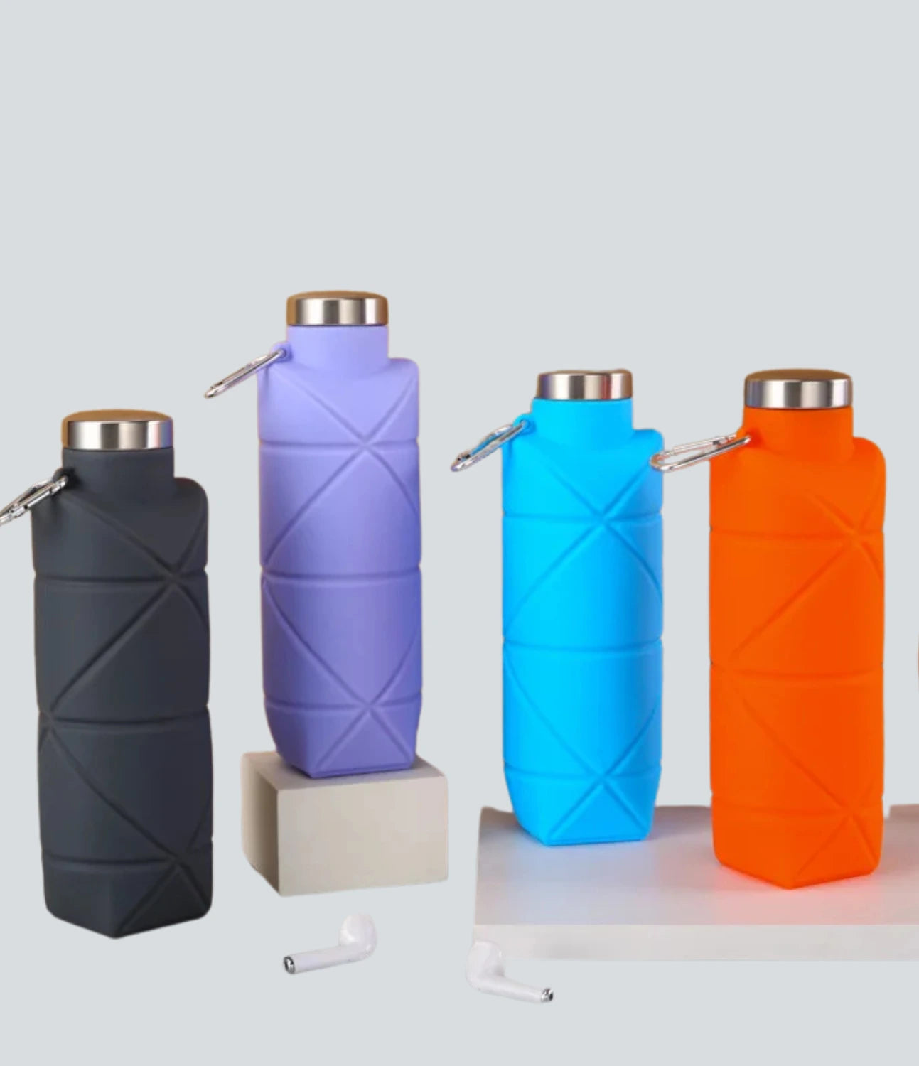 Collapsible Silicone Water Bottle